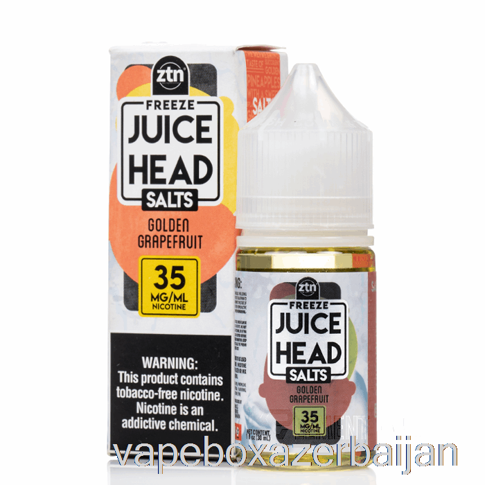 E-Juice Vape FREEZE Golden Grapefruit - Juice Head Salts - 30mL 35mg